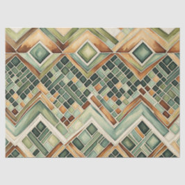 Papel De Seda Armonía de Mosaico de Diamante