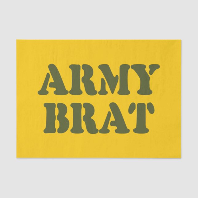 PAPEL DE SEDA ARMY BRAT (Anverso)