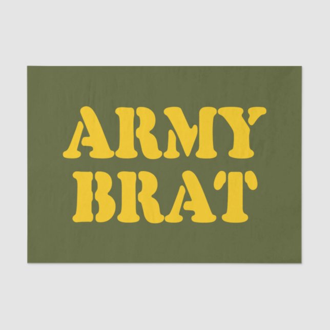 PAPEL DE SEDA ARMY BRAT (Anverso)