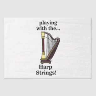Papel De Seda Arpa Instrumento Musical Arpa