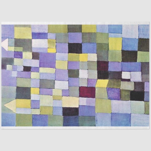 Papel De Seda Arquitectura, Paul Klee (Anverso)