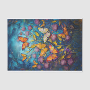 Papel De Seda Arrecife de Mariposa, Alas de Agua Girando