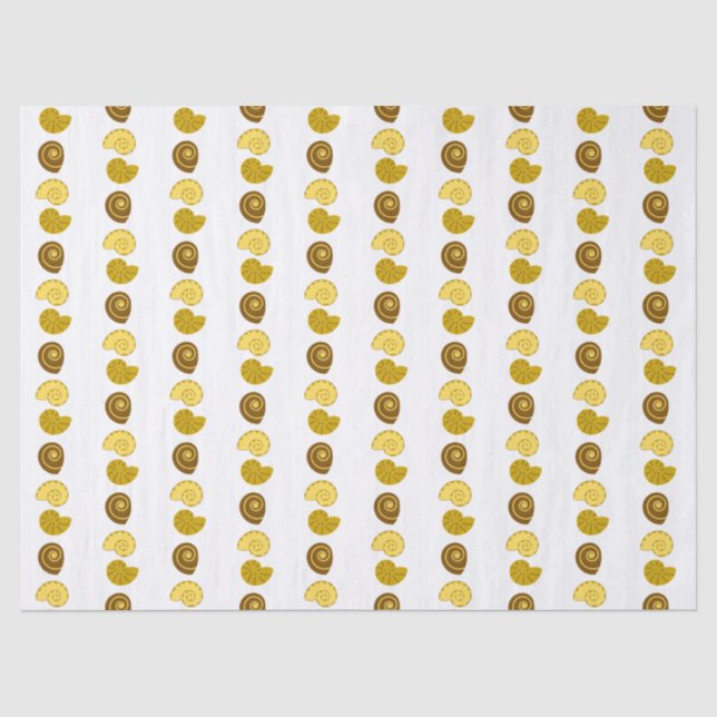 Papel De Seda Arreglo de conchas lindas en  (Anverso)
