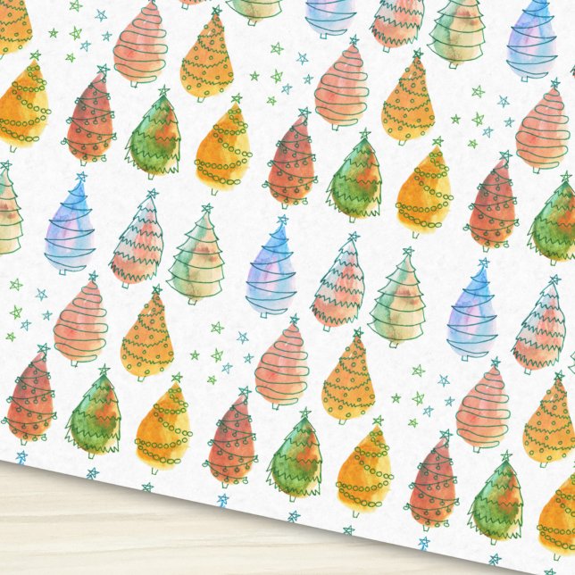 Papel De Seda Arroz de árboles de Navidad (Subido por el creador)