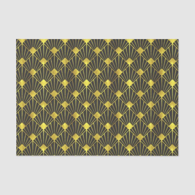 Papel De Seda Art Deco 3A Tejido (Anverso)