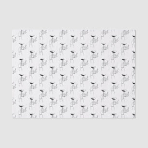 Papel De Seda Art Deco Lady's Hand Holding Champagne Glass