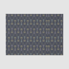 Papel De Seda Art Deco pattern with geometric shapes in gold