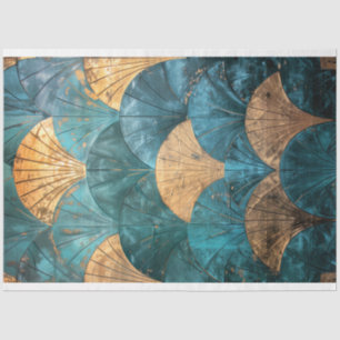 Papel De Seda Art Deco, Repetir patrón, Tile en textura