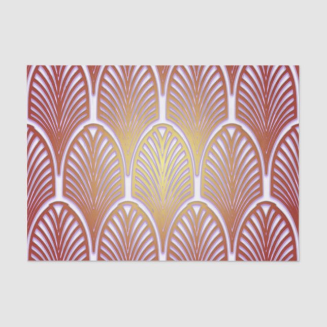 Papel De Seda Art Nouveau, art decó, bella, moderna, moderna, de (Anverso)