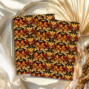 Papel De Seda Art Nouveau Morris otoño colores pastel otoñales