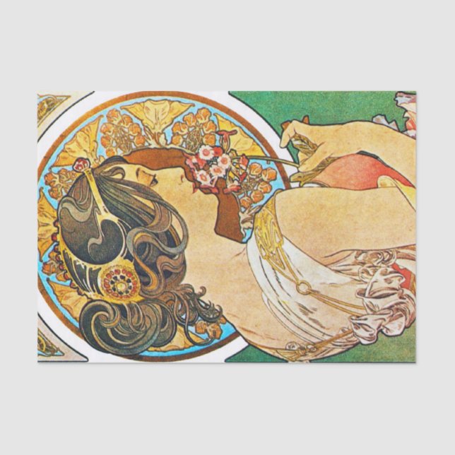 Papel De Seda Art Nouveau vintage (Anverso)