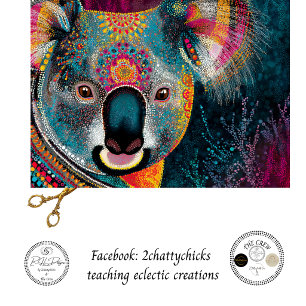 Papel De Seda Arte aborigen koala decoupage