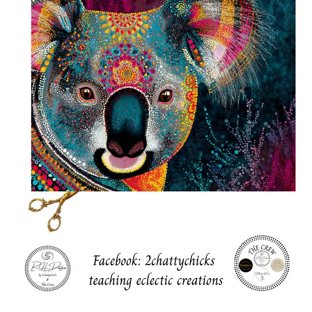 Papel De Seda Arte aborigen koala decoupage  (Subido por el creador)