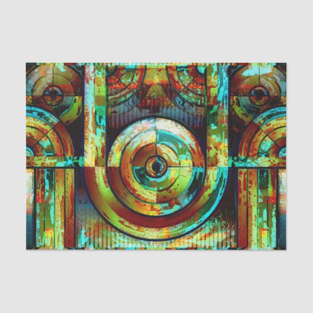Papel De Seda Arte abstracto 173 (Anverso)