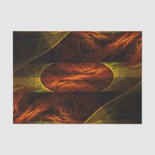 Papel De Seda Arte abstracto de la jungla de Mystique