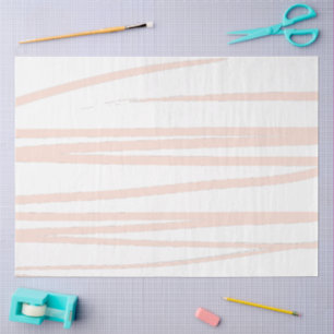 Papel De Seda Arte abstracto de líneas rosa moderno 