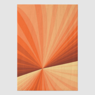 Papel De Seda Arte abstracto moderno naranja rojo vainilla fract