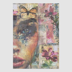 Papel De Seda Arte abstracto vintage decoupage