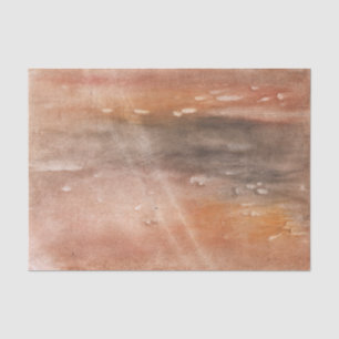 Papel De Seda Arte acuático marrón