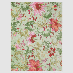 Papel De Seda Arte Antiguo Chinoiserie Floral Chino Nouveau