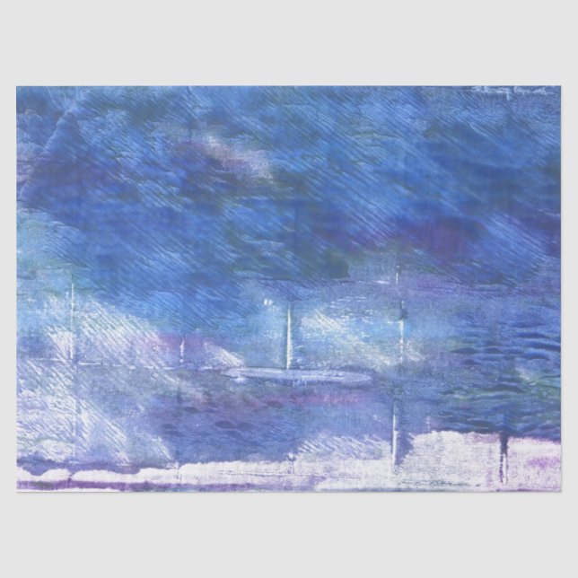 Papel De Seda Arte azul (Anverso)