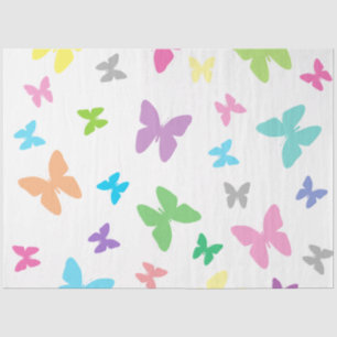 Papel De Seda Arte colorido de mariposa