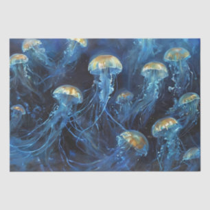 Papel De Seda Arte con aceite Medusas Decoupage