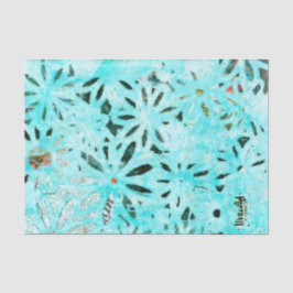 Papel De Seda Arte Daisy de medios mixtos