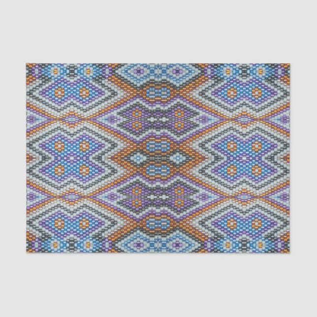 Papel De Seda Arte de abalorios del suroeste (Anverso)