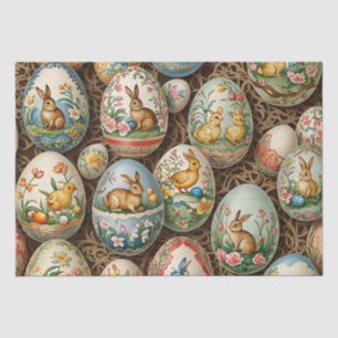 Papel De Seda Arte de decoupage de huevo de Pascua