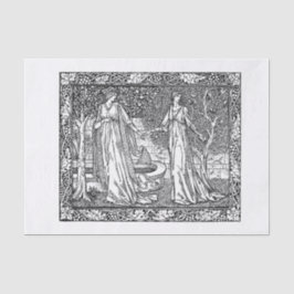 Papel De Seda Arte de época