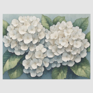 Papel De Seda Arte de Flor de Hortensia Elegante