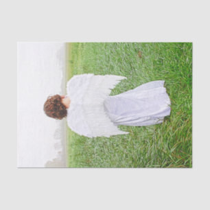 Papel De Seda Arte de Foto Ángel Elegante