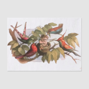Papel De Seda Arte de hadas victorianas vintage Richard Doyle Ha