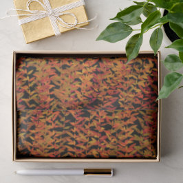 Papel De Seda Arte de hojas de follaje con colores cambiantes de