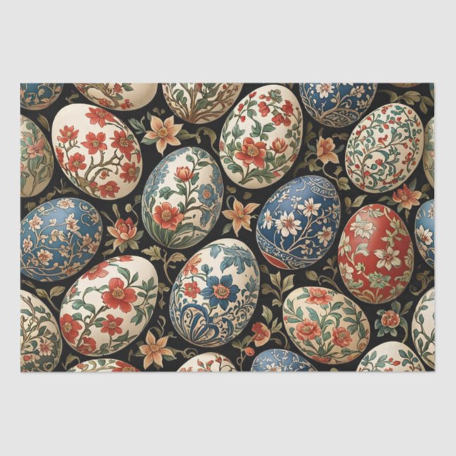 Papel De Seda Arte de huevos con decoupage (Anverso)