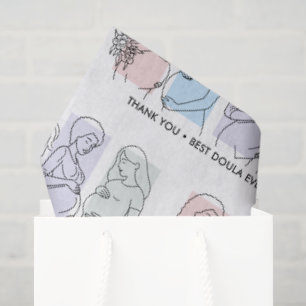 Papel De Seda Arte de Línea de Pastel Personalizado Cuidado Pers