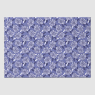 Papel De Seda Arte de línea floral de vincapervinca