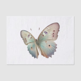 Papel De Seda Arte de mariposa de pastel vintage para desahuciar