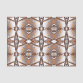 Papel De Seda Arte de Ombre de tono de tierra concéntrico con bo