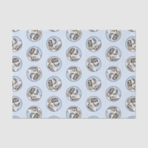 Papel De Seda Arte de San Bernardo Pintando Rough St Original