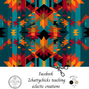 Papel De Seda Arte de tapiz simétrico indio desahuciado