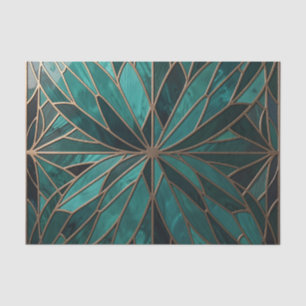Papel De Seda Arte Deco de Lujo Patrón de Estrella Geométrica Do