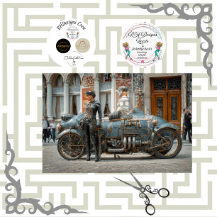 Papel De Seda Arte decoupage Ste Phe Steampunk