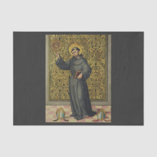 Papel De Seda Arte del Renacimiento de San Bernardino de Siena