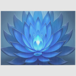 Papel De Seda Arte espiritual de flor azul Lotus