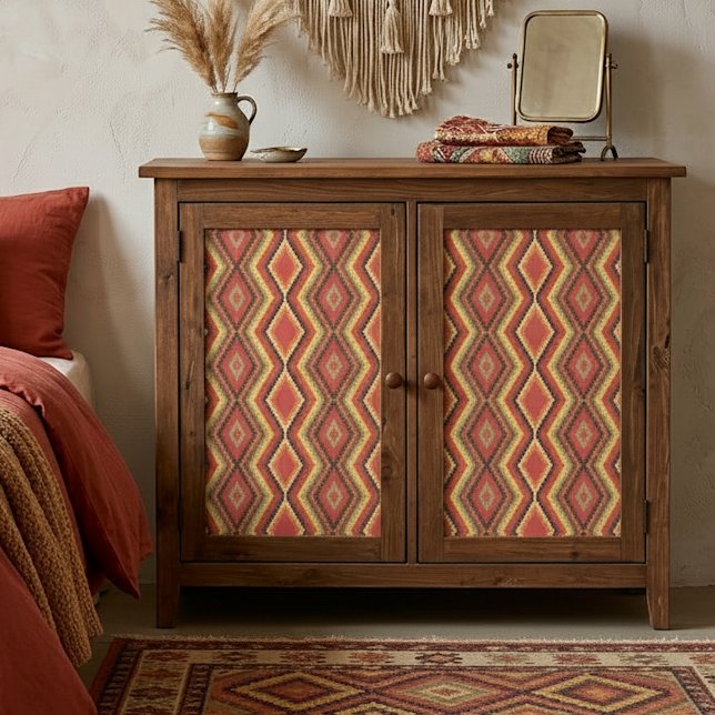 Papel De Seda Arte étnico amarillo Naranja verde rojo africano (Subido por el creador)