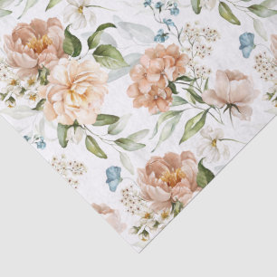 Papel De Seda Arte floral de bodegón holandés Hydrangeas 