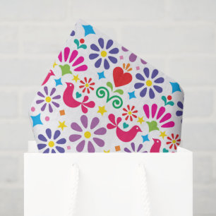 Papel De Seda Arte Folclórico