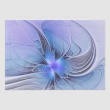Arte fractal moderno abstracto lavanda azul